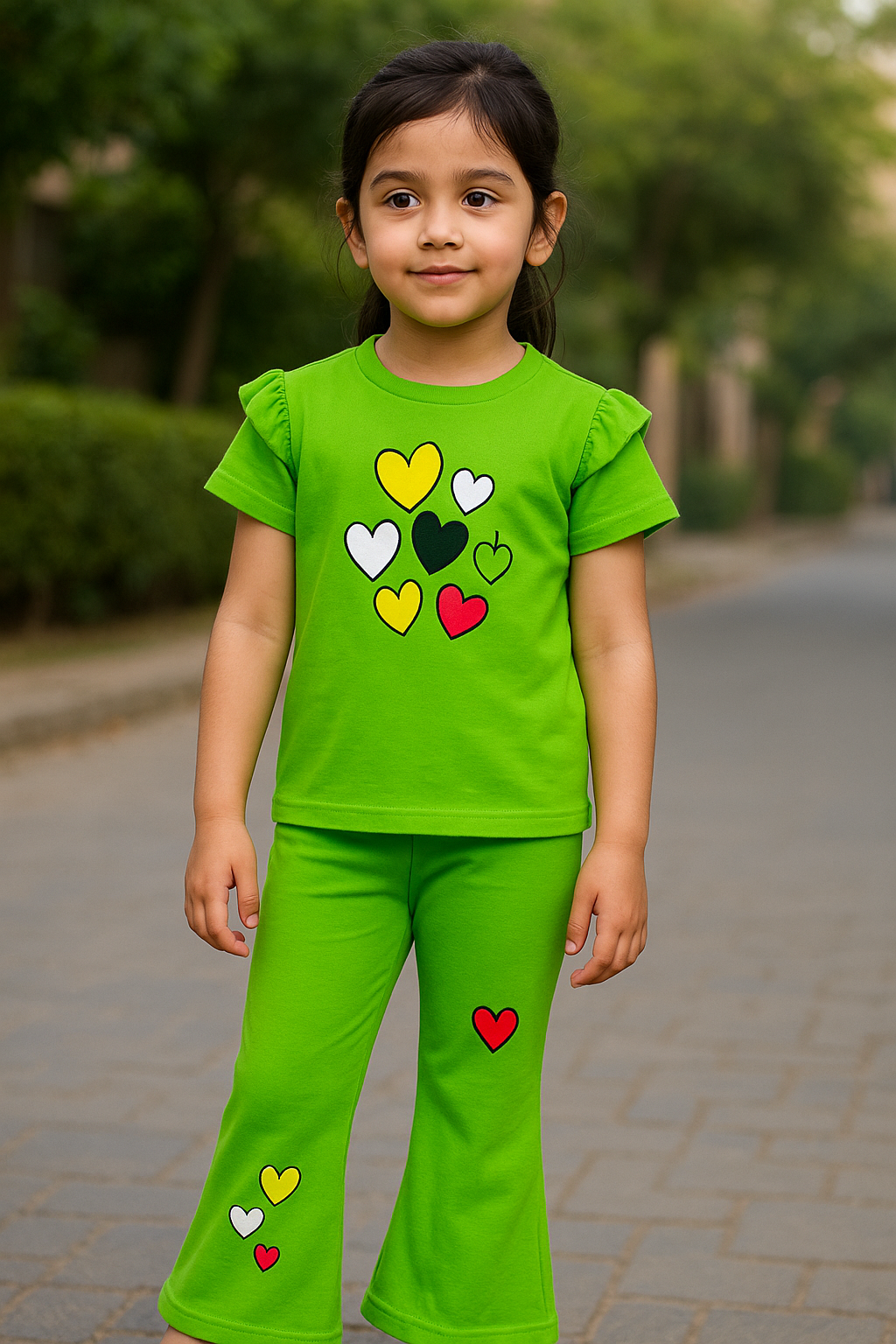 Urban Planet Green T-Shirt & Trousers